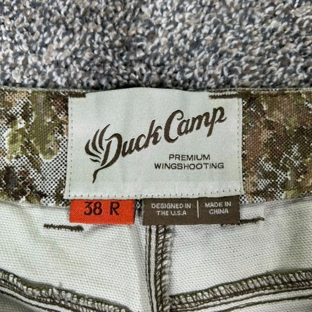 Duck Camp Premium Wingshooting Pants Mens 38R Hunting Camouflage Outdoors - Picture 5 of 12